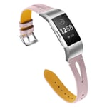 Fitbit Charge 2 hollow cowhide watch band - Pink