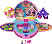 Polly Pocket Theme Park Backpack Compact with 2 Dolls, Accessories & Multiple A