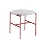HAY - Rebar Side Table - Barn Red Steel Frame Ø45 X H40,5