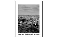 Wallstars Poster Twin Peaks San Francisco - Finnes i flere størrelser