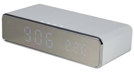 Recharge Alarm Clock with Wireless Charger, White - 421.786UK