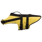 Flytväst för hund 55cm:50-80cm Gul/Svart -