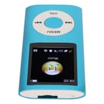 (Blue)MP3 Player 64GB Portable MP3 Player For Students 1.8 Inch LCD Screen