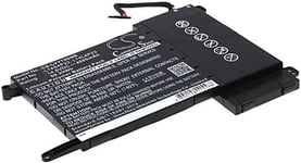 Kompatibelt med Lenovo IdeaPad Y700-15acz, 14.8V, 4000 mAh