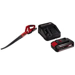 Einhell Power X-Change 18V Cordless Leaf Blower With Battery and Charger & Power X-Change 18V, 2.5Ah Lithium-Ion Battery Starter Kit - Battery and Charger Set