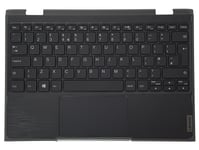 Lenovo Notebook 300e 2nd Keyboard Palmrest Top Cover UK Black 5CB0T45085