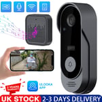 Smart Wireless WiFi Doorbell Video Security Camera Door Bell PIR Motion Detect
