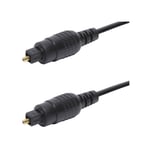 Erard - Audio: Cordon fibre optique Toslink - Connecteurs Or - Mâle/Mâle - 1m50