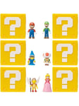 Super Mario Movie Mini World 3.8cm Figure in Question Block with Scene W1 Asst.