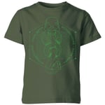 Harry Potter Morsmordre Dark Mark Kids' T-Shirt - Forest Green - 3-4 Years