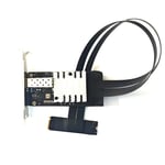 Adaptateur réseau Ethernet 10 go Intel 82599EN X520-DA1,1xSFP + Port PCI-E x8,x16 M.2,carte NIC,prise en charge du serveur Windows/7/8/10/VMware - Type X520-DA1 M2