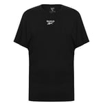 Reebok Men's Training Essentials Tape T Shirt, Black, XL UK