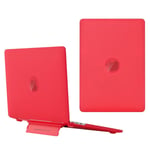 MacBook Air 13 (2010-2017) - Hard cover til front og bagside med Kickstand - Rød