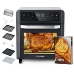 COSORI Air Fryer Oven,12L Large Capacity with 1800W Powerful Dual Heating,11-in-1 Rotisserie Air Fryer,Convection Fan for Fast Cooking,30-Recipe Cookbook,Complete Accessory Set,220 ℃