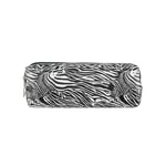 Jewelcity Dam / Zebra Camo Print Pencil Case Makeup Bag One Si