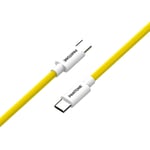 Pantone 60W PD USB-C til USB-C Kabel - 1,5 meter - Gul