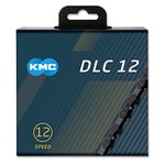 KMC Unisex's DLC 12 Speed Chain, Black/Black, 126 Link
