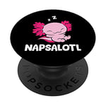 Axolotl Napsalotl Sleeping Axolotl PopSockets Swappable PopGrip