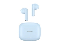 USAMS Bluetooth-hörlurar 5.3 TWS US Series Dual mic trådlös blå/blå BHUUS03