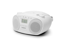 Roberts Radio ZOOMBOX FM CD / FM / AM Stereo Boombox WHITE