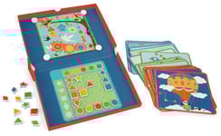 Scratch - Logik spel, magnetisk - Former och färger