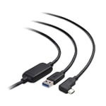 Cable Matters aktiv 75 m USB-C til USB-A VR Link-kabel for Oculus Quest 2 USB3.2 Gen1 5 Gbps 3A Super Speed VR Link-kabel