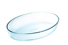 Pyrex - Essentials - Plat à Four Ovale en Verre 26x18 cm