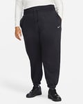 Nike Sportswear Phoenix Fleece Women's High-Waisted Oversized Tracksuit Bottoms (Plus Size)