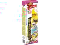 Vitapol Smakers Long Mix 3 Smaker Tropisk Frukt/Svarta Vinbär/Ägg Och Honung För Undulater Och Nymfer
