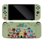 Switch Coque de Protection Frusde Animal Crossing Housse pour Nitendo Switch OLED-Vert