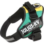 Julius-K9 IDC Sele Strl. 1 Africa Style 66-85 cm Röd/Grön/Gul