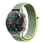 Nylonarmband Huawei Watch GT/GT 2 46mm/GT 2 Pro Grön