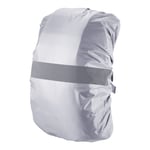55-65L Waterproof Backpack Rain Cover with Reflective Strap L Silver Tone