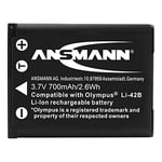 ANSMANN Li-Ion 3.7V Camera Battery Replacement For Li-40B / Li-42B/ D-Li63 [Pack of 1] Compatible with Olympus, Pentax & Pratika Cameras Models - 5 Year Warranty