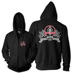 Shelby Racing Flags Zipped Hoodie, Hoodie