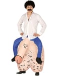 Oppblåsbar Penis Piggyback Unisex Kostyme