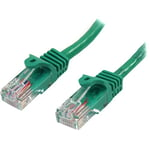 StarTech.com 0.5m Green Cat5e Patch Cable with Snagless RJ45 Connectors - Short Ethernet Cable - 0.5 m Cat 5e UTP Cable (45PAT50CMGN)