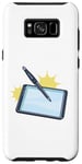 Coque pour Galaxy S8+ Stylo et tablette à dessin pour artistes