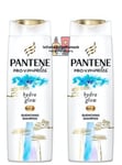 2 X Pantene Pro V  HYDRA GLOW Quenching Shampoo 400ml