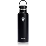 Hydro Flask Standard Mouth Flex Cap thermo bottle colour Black 621 ml