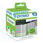 Etikett Dymo Labelwriter pärm Vit 190x59mm
