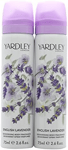 Yardley English Lavender Body Spray, 75 ml, Pack of 2