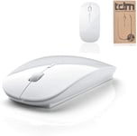 Tedim Ultra Slim/small Wireless Optical Mouse For Apple Mac Book/laptop - White