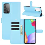 samsung Samsung A52 PU Wallet Case Light Blue