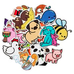 Stickers med söta & knasiga djur som är kawaii! ca 50 roliga klistermärken