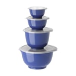 Rosti Margrethe bowl set 4-pack Electric blue
