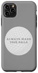 Coque pour iPhone 11 Pro Max Cadeaux de golf pour homme Balle de golf