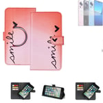 360° wallet case protective cover for Xiaomi 13 Lite Design smile