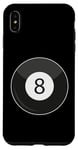 Coque pour iPhone XS Max Joueur de billard classique Magic 8 Huit Ball pour adultes et enfants