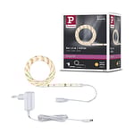 Paulmann 789.53 78953 LED SimpLED 1,5 m Blanc Chaud 230/12 V DC avec 1 Bande Lumineuse Blanche en Plastique de 5 W 3000 K